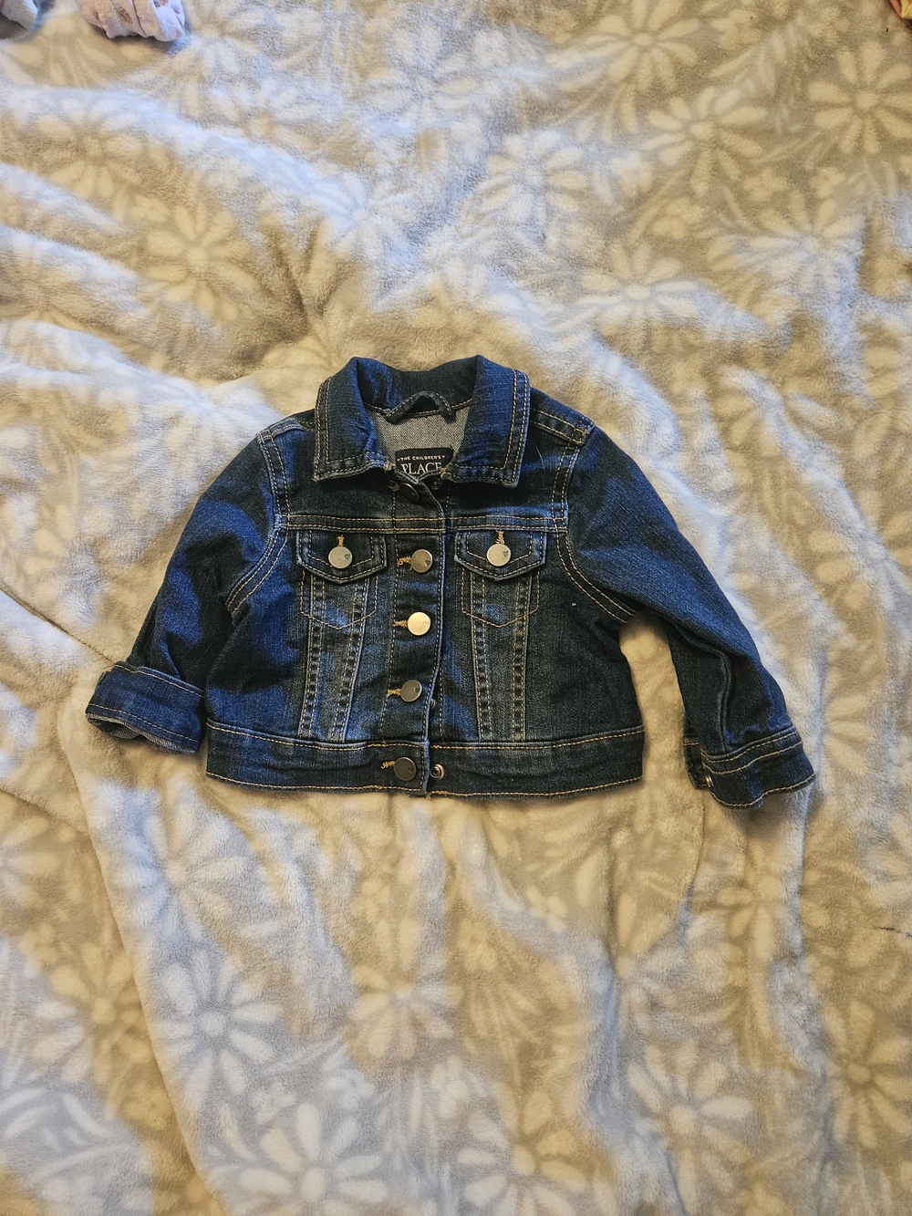 The Children's Place Dark Blue Denim Jean Jacket